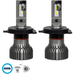 Globostar H4 E30 Line KIT 3nd Generation Canbus LED CREE CXB 9/32V 150W 2τμχ