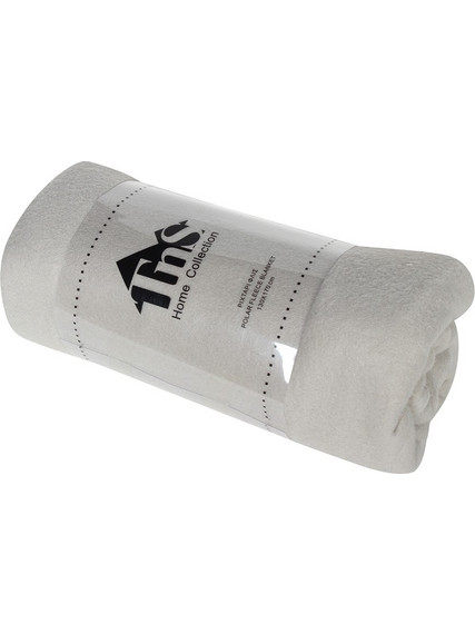 Κουβέρτα - ριχτάρι Fleece 130Χ170 εκ. ανοιχτό γκρι - TNS 39-950-1937-1