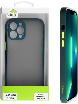 Lime Θήκη Iphone 13 Pro Max 6.7 Hardshell Fusion Camera Guard Dark Green With Yellow Keys