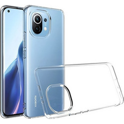 Forcell Θήκη Σιλικόνης TPU Ενισχυμένη 2mm για Xiaomi Mi 11 Lite - Διάφανο
