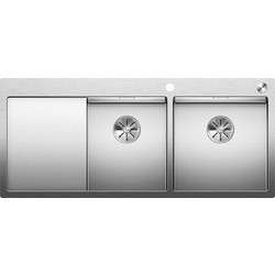 Blanco Claron 8 S-IF InFino Νεροχύτης Inox 116x51cm