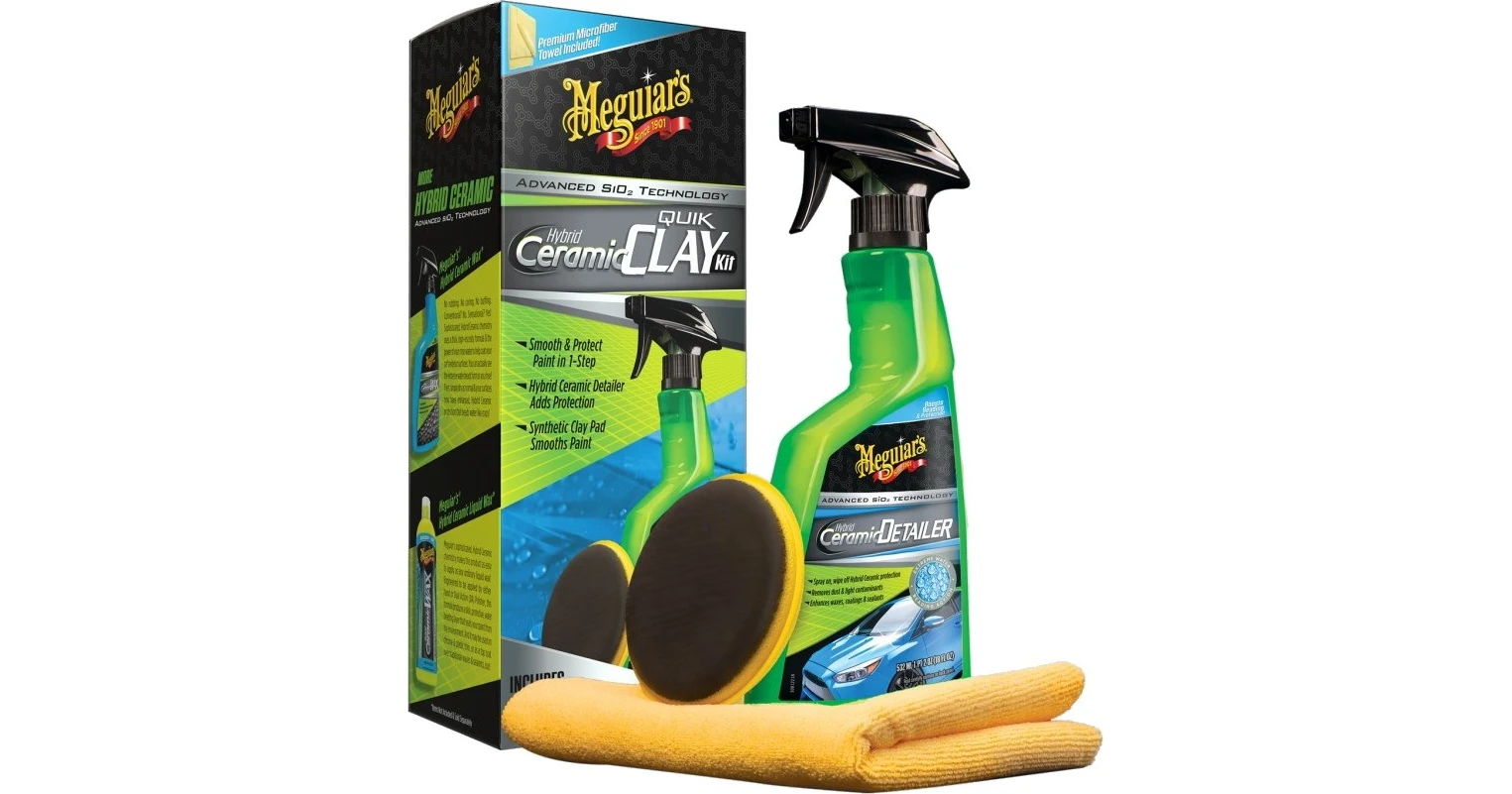 Meguiar's Hybrid Ceramic Quik Clay Kit BestPrice.gr