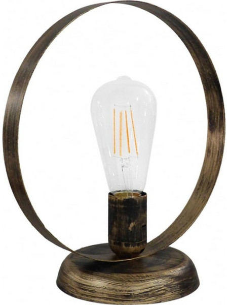 Heronia Lighting Halka/25 Pr Πορτατίφ Ε27 Bronze Φ25xΥ28cm