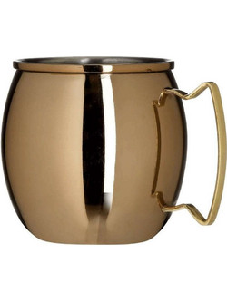 Κούπα Μεταλλική 3-60-010-0002 470ml Gold Inart Μέταλλο