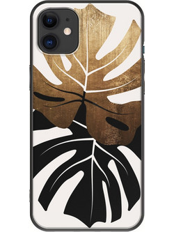 Θήκη Duet Of Monsteras iPhone 11 Black TPU (Μαύρη Σιλικόνη)