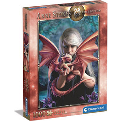 Puzzle Clementoni Collection Anne Stoke Dragon Kin 1000 Κομμάτια
