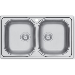 Pyramis Inset Ένθετος Νεροχύτης Inox Σατινέ 86x50cm 101054001