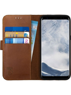 Rosso Deluxe Θήκη Πορτοφόλι Brown (Samsung Galaxy S8)