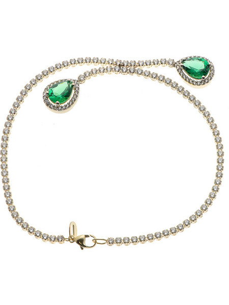 Γυναικείο Βραχιόλι Ριβιέρα από Κίτρινο Χρυσό Κ14 (071541)