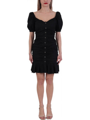 Pinko Mini Καλοκαιρινό Φόρεμα Μαύρο 1G17GUY817Z99