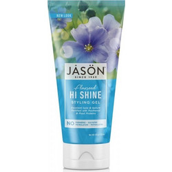 Jason Hi Shine Super Natural Styling Gel Μαλλιών για Λάμψη Πολύ Δυνατό Κράτημα 170ml