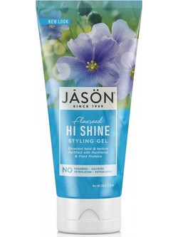 Jason Hi Shine Super Natural Styling Gel Μαλλιών για Λάμψη Πολύ Δυνατό Κράτημα 170ml