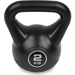 Όργανο Γυμναστικής Kettlebell 2kg Μαύρο