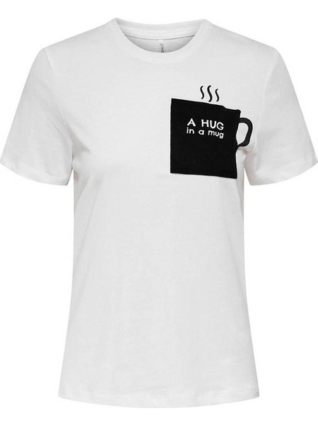T-Shirt Freja Only Λευκό
