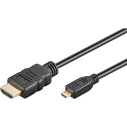 Καλώδιο HDMI 1.4 HDMI Male to Micro HDMI Male 1.5m Black