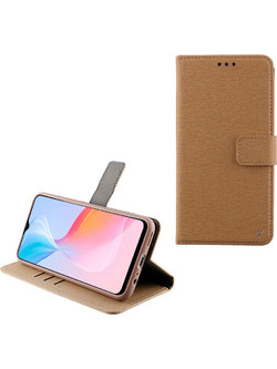 Volte-Tel Allure Magnet Book Stand Clip Θήκη Gold (Vivo Y76 5G)