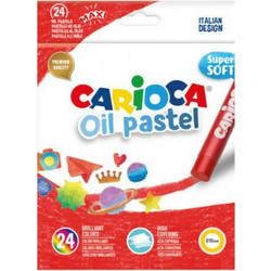 Λαδοπαστέλ 24 τμχ Carioca 43278
