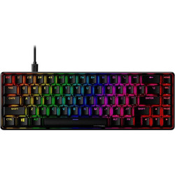HyperX Alloy Origins 65 Μηχανικό Gaming Πληκτρολόγιο 65% με Custom Red Διακόπτες RGB Black