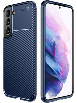 Ancus Autofocus Carbon Fiber Back Cover Blue (Samsung Galaxy S22 5G)