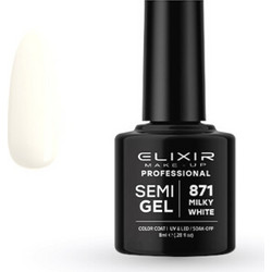 Magg Gel Lacquer 871 Milky White Ημιμόνιμο Βερνίκι Νυχιών 8ml