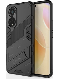 Θήκη Κινητού BBR Steel Αντικραδασμική (Armor - Shockproof ) με ενσωματωμένη βάση στήριξης (Kickstand ) για HONOR 50 BLACK