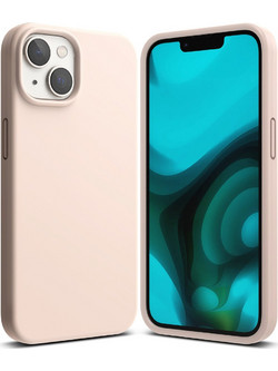 Ringke Silicone Back Cover Pink Sand (iPhone 14)