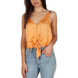 Free People τιραντέ crop τοπ πορτοκαλί με δέσιμο ob664625