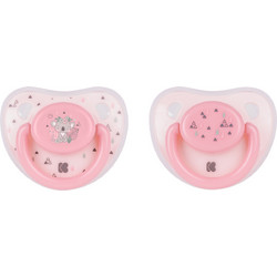 KikkaBoo Ορθοδοντικές Πιπίλες Σιλικόνης 6-18m Savanna Pink 2τμχ