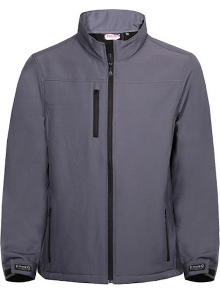 Μπουφάν SoftShell Με Microfleece Χωρίς Κουκούλα - Fageo Γκρι