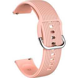 Haylou Vertical Texture Λουράκι Σιλικόνης Pink (Solar LS05 45mm)