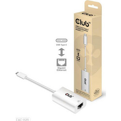 CLUB3D CAC-1519 Ενσύρματος Ethernet USB-C Αντάπτορας Δικτύου 1Gbps