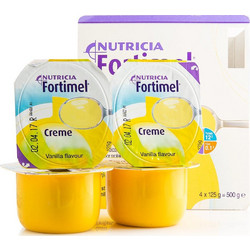 Nutricia Nutricia Fortimel Creme-Υπερθερμιδικό Σκεύασμα σε Μορφή Κρέμας με Γεύση Βανίλια, 4x125gr