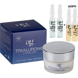 AG Pharm Trialuronic 24hr Cream 50ml + Hyaluronic Serum 5x2ml