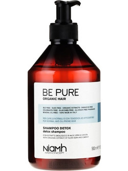 Parisienne Niamh Be Pure Organic Detox Σαμπουάν για Επανόρθωση 500ml
