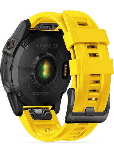 Tech-Protect Iconband Λουράκι Σιλικόνης Yellow (Fenix 6 / 6 Pro / 7)