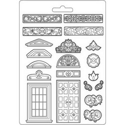 Εύκαμπτο Καλούπι Σιλικόνης Casa Granada Greek And Door A4 - Stamperia (K3PTA4526)