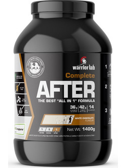 Warriorlab Complete After White Chocolate Πρωτεΐνη Ορού Γάλακτος Όγκου Χωρίς Γλουτένη 1.4kg