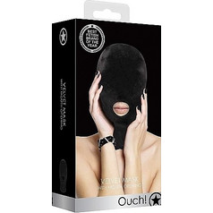 Ouch! Velvet & Velcro Mask with Mouth Opening