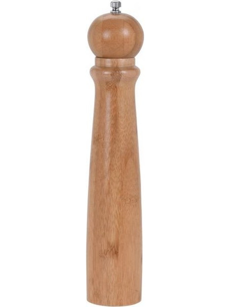 Ξύλινος Μύλος Πιπεριού από Bamboo σε φυσικό χρώμα ξύλου, 6x31 cm, Pepper mill