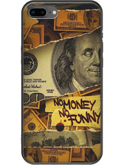 Θήκη No Money iPhone 7 Plus Black TPU (Μαύρη Σιλικόνη)