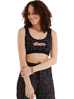 Ellesse Sezwin Bra Top Αθλητικό Μπουστάκι με Μέτρια Στήριξη Μαύρο SGM14606-011