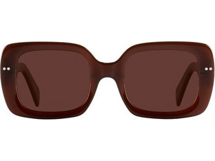De-Sunglasses L.M. Caramel Γυναικεία Γυαλιά Ηλίου Ορθογώνια Κοκάλινα Καφέ με Καφέ Polarized Φακό