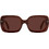 De-Sunglasses L.M. Caramel Γυναικεία Γυαλιά Ηλίου Ορθογώνια Κοκάλινα Καφέ με Καφέ Polarized Φακό