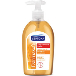Septona Dermasoft Honey Αντισηπτικό Κρεμοσάπουνο 600ml