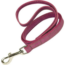 Gloria Pets Oasis Λουρί Σκύλου Δερμάτινο 0.6m x 30mm Ροζ