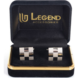 Legend - LGD-DK-102 - Silver - Μανικετόκουμπα - gray melange