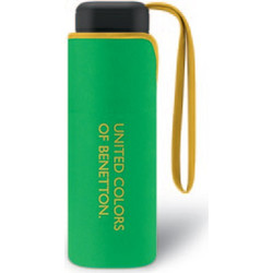Γυναικεία Ομπρέλα Benetton Ultra Mini χειροκίνητη σπαστή Πράσινη 56404