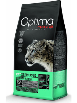Optimanova Adult Sterilised with Chicken & Rice 400gr