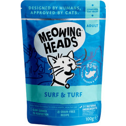 Meowing Heads Σαρδέλα & Τόνο 100gr