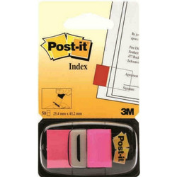 Σελιδοδείκτες 3M Post-It 25.4x43.2mm Φωσφοριζέ Ροζ